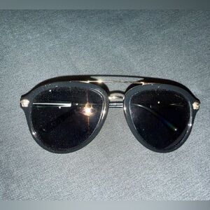 Black Sunglasses with Gold Accent
